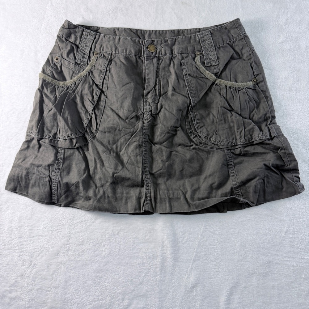 Eve of Eden Skirt Cargo Pocket Mini Gray Size S